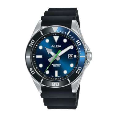 Alba AG.8K17-X1 Original Garansi Resmi Jam Tangan Pria Black Blue