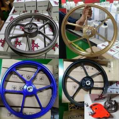 Velg CHEMCO BRT 160 185 RING 17 JUPITER Z F1ZR BLADE REVO RX KING Velg Silver