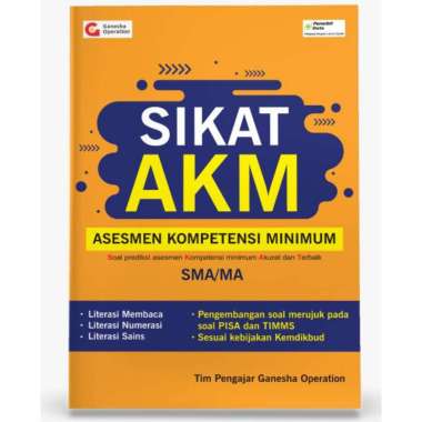 SIKAT AKM SMA | SOAL AKM SMA | BUKU AKM SMA | AKM 2021 SMA | AKM GO | UN 2021 SMA Variant Color