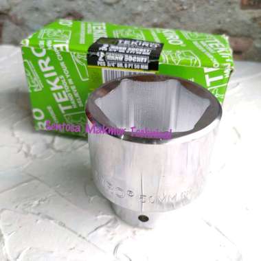TEKIRO 3/4" 50 MM Mata Kunci Sock Sok Soket Shock 50mm 6PT 12PT 6PT