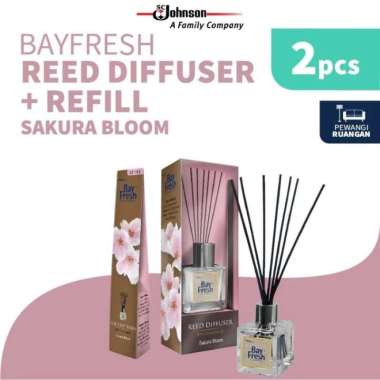 Bayfresh Reed Diffuser Pengharum Ruangan + Refill - Sakura Bloom -