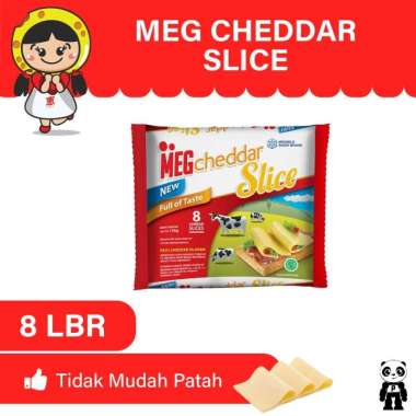 Meg Cheddar Slice isi 8 Lembar Keju Cheddar Slice Jepang