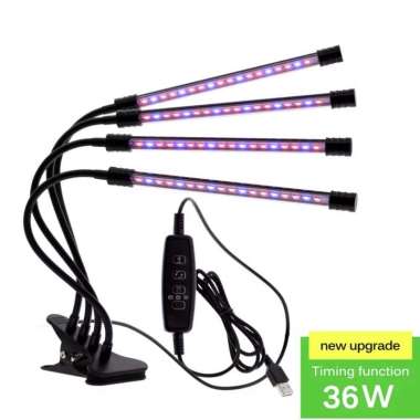 Lampu Hidroponik Tanaman Grow Light Phytolamp Full Spectrum USB LED 4 LED
