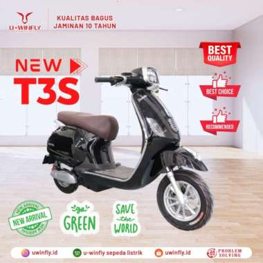 Sepeda Motor Listrik Vespa Uwinfly T3S Putih