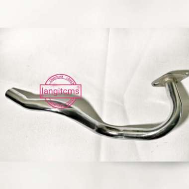 CMS leher knalpot vario 125 fi vario 150 honda chrome stainless Silver