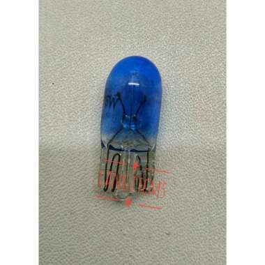 CMS Bohlam Lampu Sen Sein Motor Mobil T13 12V 10W Putih Warna - Biru Biru