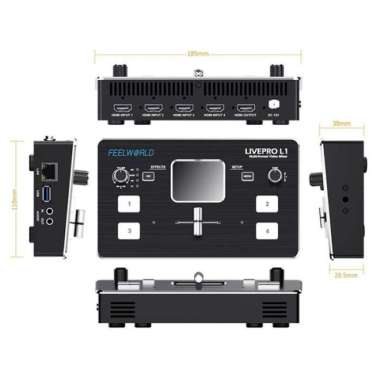 FEELWORLD LIVEPRO L1 LIVE PRO L1 VIDEO MIXER SWITCHER GARANSI RESMI