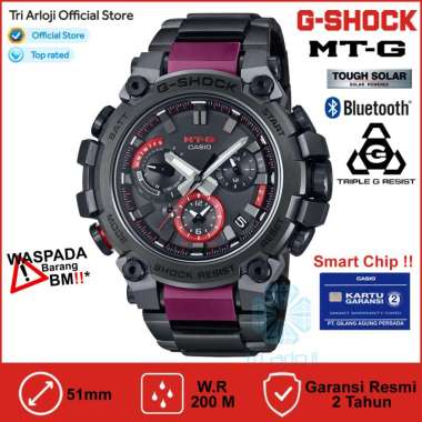 Casio G-SHOCK MTG-B3000BD-1ADR Jam Tangan Pria GSHOCK MTGB3000 Steel MTG-B3000BD-1A