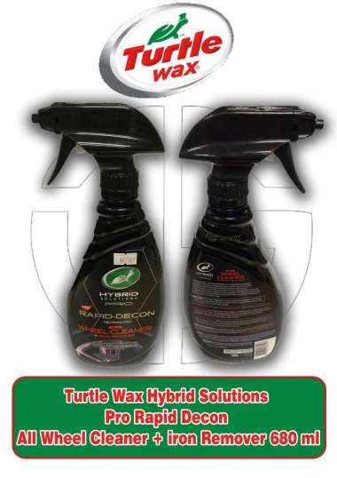 turtle wax hybrid solutions pro rapid decon all wheel cleaner + iron remover 680 ml - 67309 -