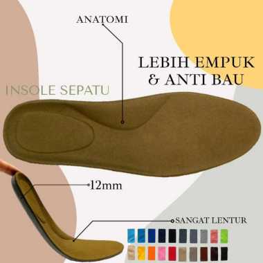 INSOLE SEPATU MURAH ALAS / TATAK SEPATU PRIA BISA SNEAKERS KASUAL 43 COKLAT