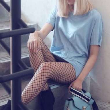 FISHNET STOCKING JARING BEST SELLER BIGSIZE JUMBO KUALITAS TERBAIK Putih
