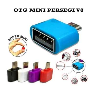 OTG MINI PERSEGI V8 MICRO USB TANPA KABEL
