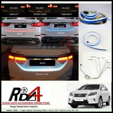 Lampu Bagasi Belakang Mobil Strip LED 4 Warna Lexus RX 270