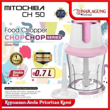 BLENDER MITOCHIBA FOOD CHOPPER CH50 CHOPCHOP SERIES 100% ORI GLOW PINK