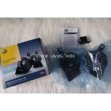 Hella Klakson Keong - Klakson Mobil Motor Plus Relay Black
