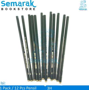 Faber Castell 9000 Pensil - [1 Pack / 12 Pcs] 3H