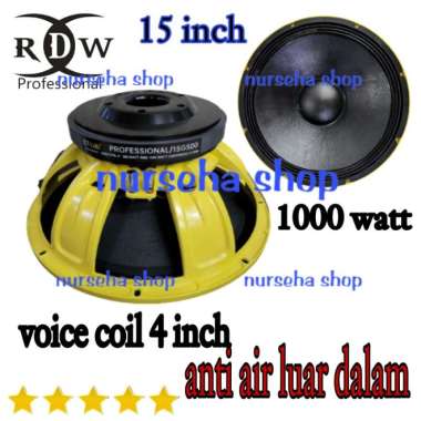 Speaker Component RDW 15 inch 15G550 voice coil 4 inch ANTI AIR Multicolor