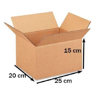 Kardus - Polos -25 cm x 20 cm x 15 cm - SWR