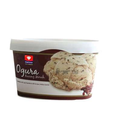 Es Krim Diamond 700 mL Vanilla Chocolate Stoberi Neapolitan Chocochip Ogura