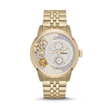 FOSSIL Townsman ME-1137 Twist Taupe Cut Original Jam Tangan Pria Gold
