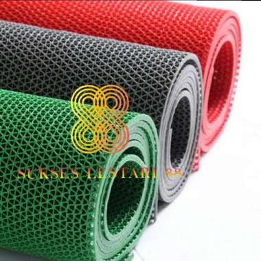 KESET KARPET PVC ANTI SLIP KAMAR MANDI KARPET MASJID WUDHU METERAN Biru