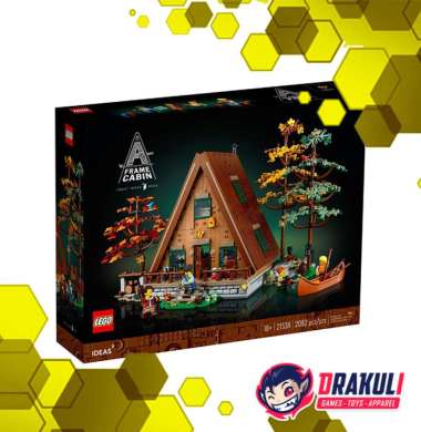 Toys LEGO A-Frame Cabin 21338