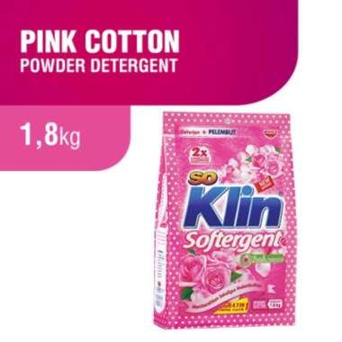 Promo Harga So Klin Softergent Rossy Pink 1800 gr - Blibli