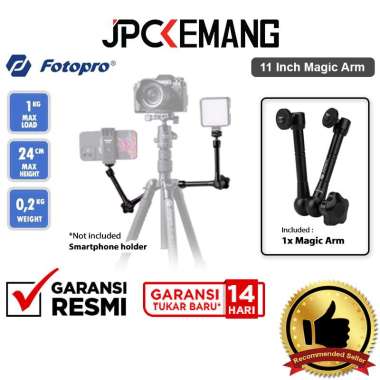 JPC KEMANG Fotopro Magic Arm 11" Inch Fotopro Articulating Arm GARANSI RESMI