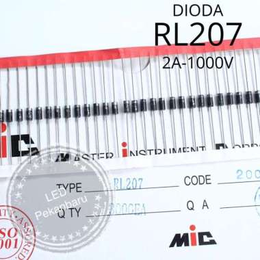 DIODA RL207 207 DIODE 2A 1000V