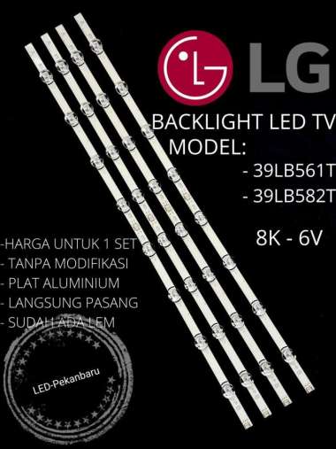 BACKLIGHT LED TV LG 39LB561T 39LB 39LB561 39LB582 39LB582T LAMPU BL 6V