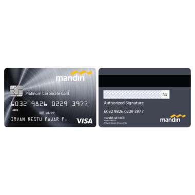 Kartu EMONEY MANDIRI Design Credit Card Mandiri Platinum 14 Kartu Etoll e toll E Money E-money Winly