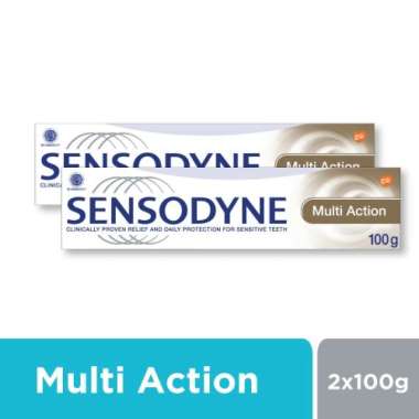 Promo Harga Sensodyne Pasta Gigi Multi Action 100 gr - Blibli