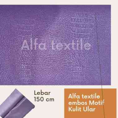 Bahan Kain Sofa kain Embos Lebar 150 Cm Motif Kulit Ular