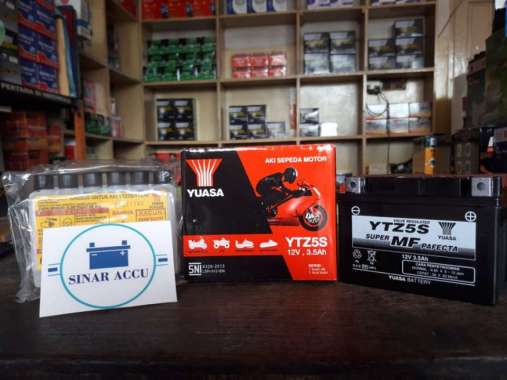 Aki Motor Honda Revo YUASA YTZ5S Aki kering