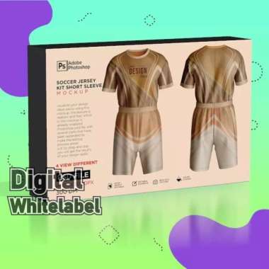Soccer Jersey Kit Mockup - Digital Whitelabel