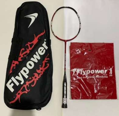 RAKET BADMINTON BULUTANGKIS FLYPOWER ENIGMA 900 V2 ORIGINAL RAKET+TAS+KAOS