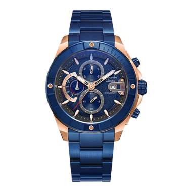 Alexandre Christie AC 6631 MC Jam Tangan Alexander Christie Pria Original Blue Rosegold