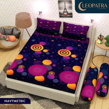 Sprei Cleopatra Navymetric 180x200 The Flamingo