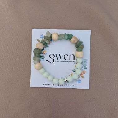 Gelang Batu Alam Fosfor Luminous Kayu Arometrapi Diffuser Essential Oil