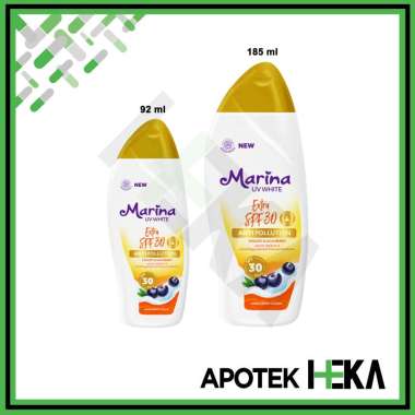 Marina Handbody Lotion UV White Extra SPF 30 - Anti Pollution UVA UVB - 92 ml