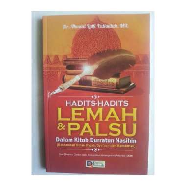 Darus Sunnah Buku Hadits-Hadits Lemah Dan Palsu Dalam Kitab Durratun Nasihin Buku Religi MULTICOLOUR