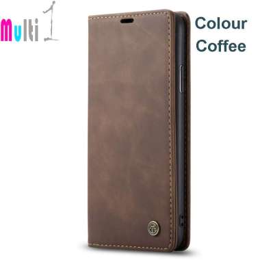 Case Caseme Xiaomi Mi Note 10 - Mi Note 10 Pro - Xiaomi MI CC9 PRO Leather Wallet Dompet - Coffee -