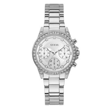 GUESS W1293L1 - Jam Tangan Wanita - Original - Silver Silver