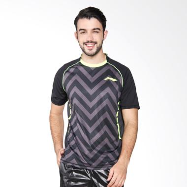 Li Ning T-Shirt Kaos Badminton Pria - ATSM381-3