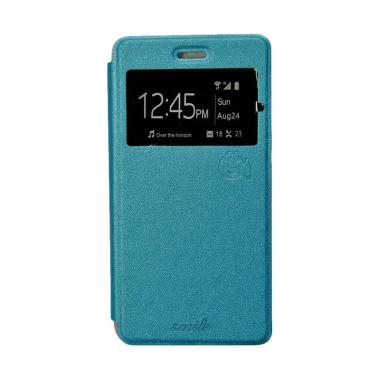 SMILE Flip Cover Casing for Oppo Neo5 A31 or Neo5S - Biru Muda