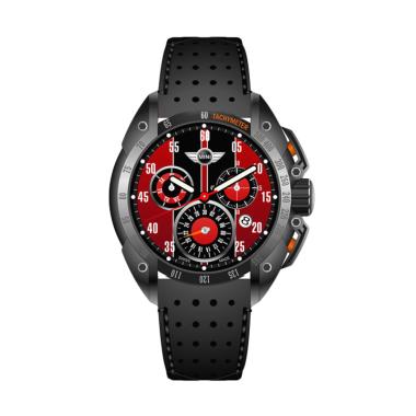 Mini Cooper Mini 160501 Jam Tangan Pria - Black Black red