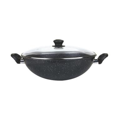 Cosmos CW-34 MBCF Wajan With Glass Cover [34 cm]