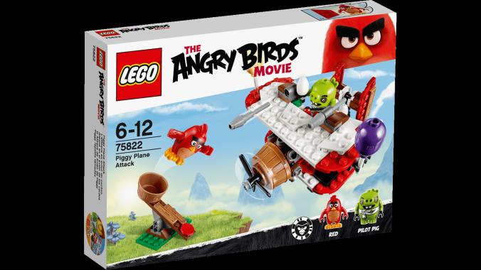 LEGO 75822  The Angry Birds Movie Piggy Plane Attack Blocks & Stacking Toys Multi