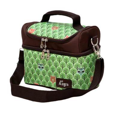 Allegra Forest Maxi Cooler Bag - Brown Green