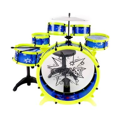 Wonderland Big Band Drum Set Mainan Anak Multicolor
